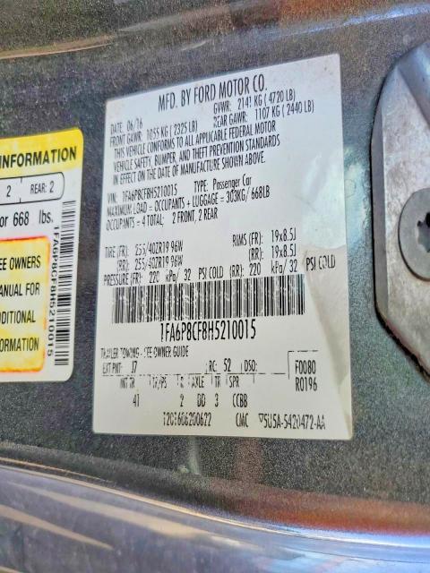 2017 Ford Mustang gt