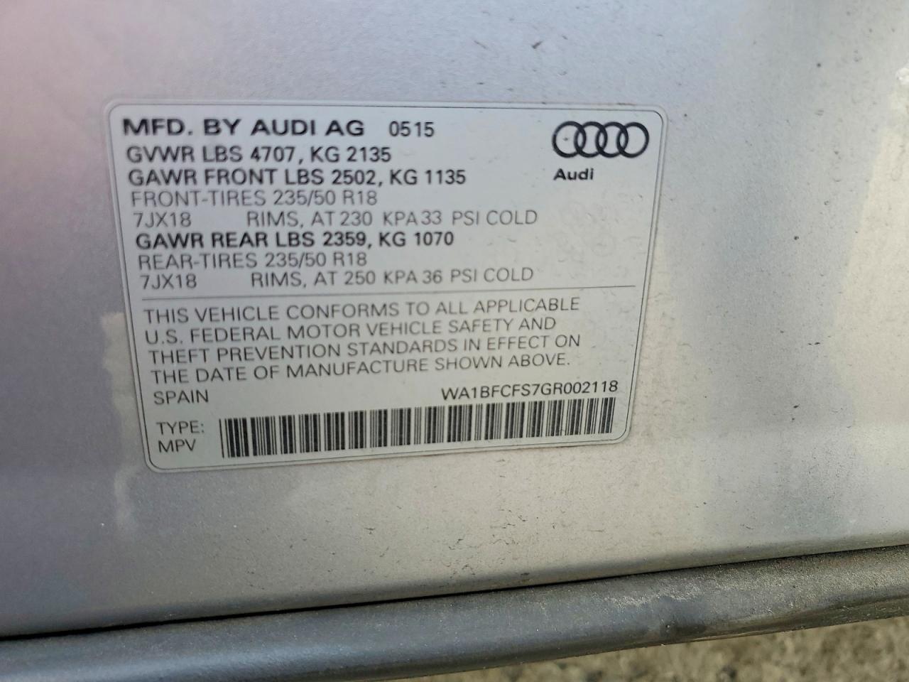 2016 Audi Q3 Premium Plus