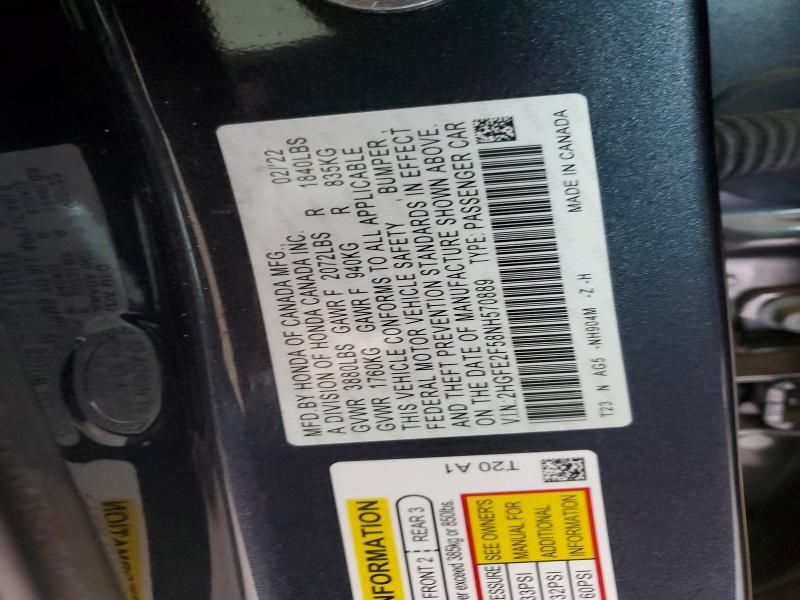 2022 Honda Civic Sport