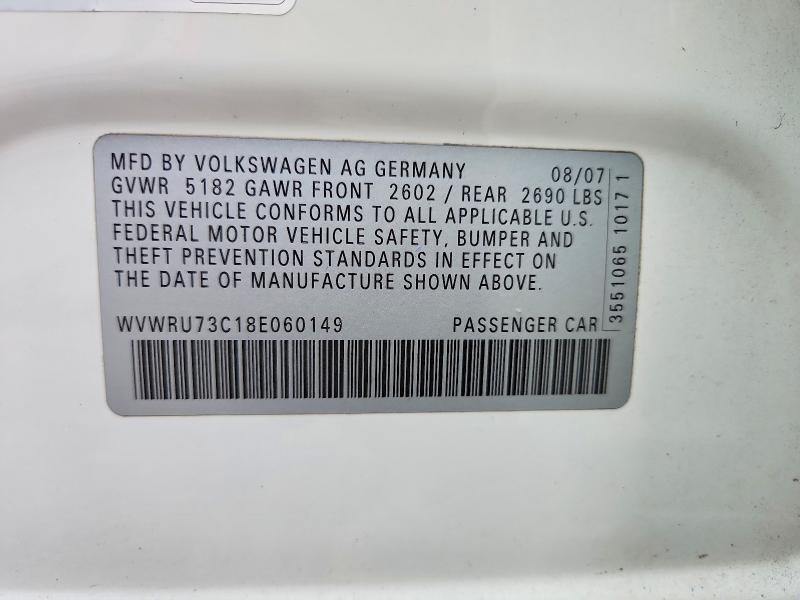 2008 Volkswagen Passat Wagon VR6 4motion
