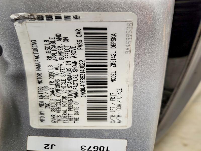2009 Toyota Corolla Base