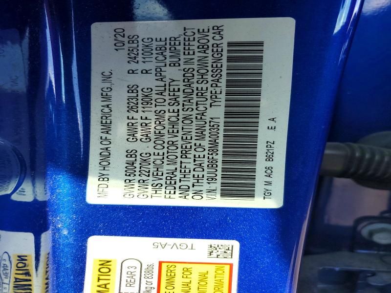 2021 Acura Tlx Tech a