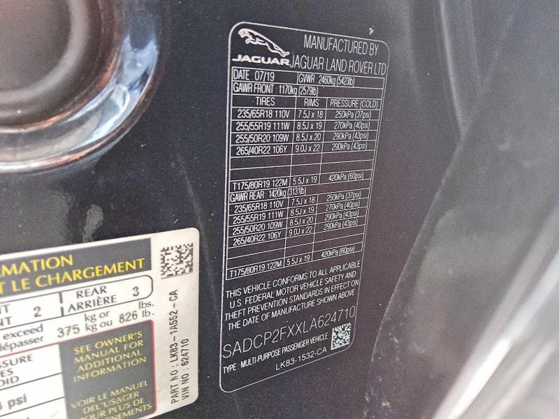 2020 Jaguar F-pace Checkered Flag