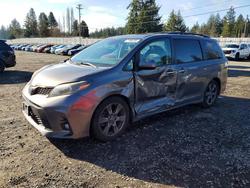 Toyota Sienna salvage cars for sale: 2020 Toyota Sienna se 8-passenger