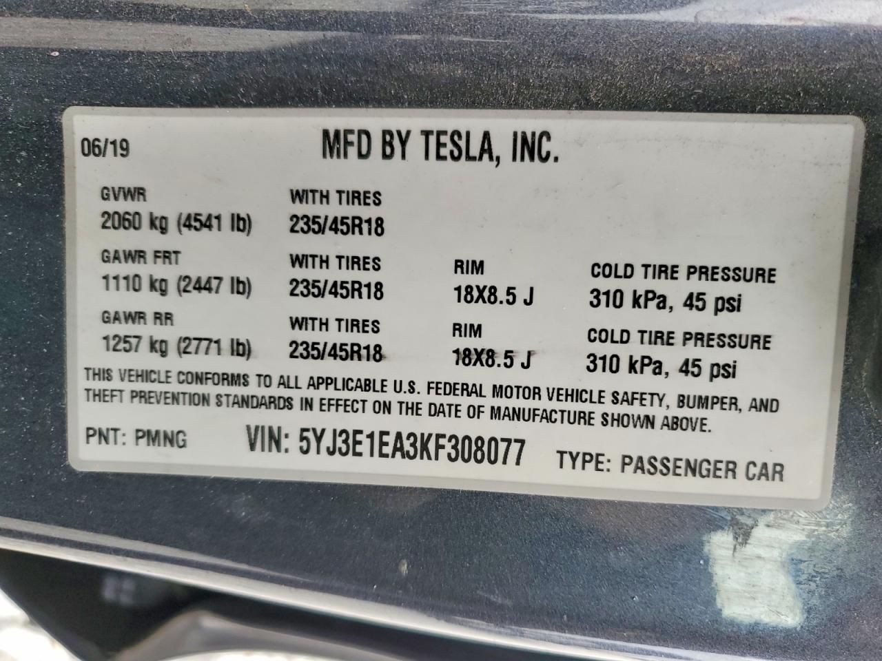 2019 Tesla Model 3