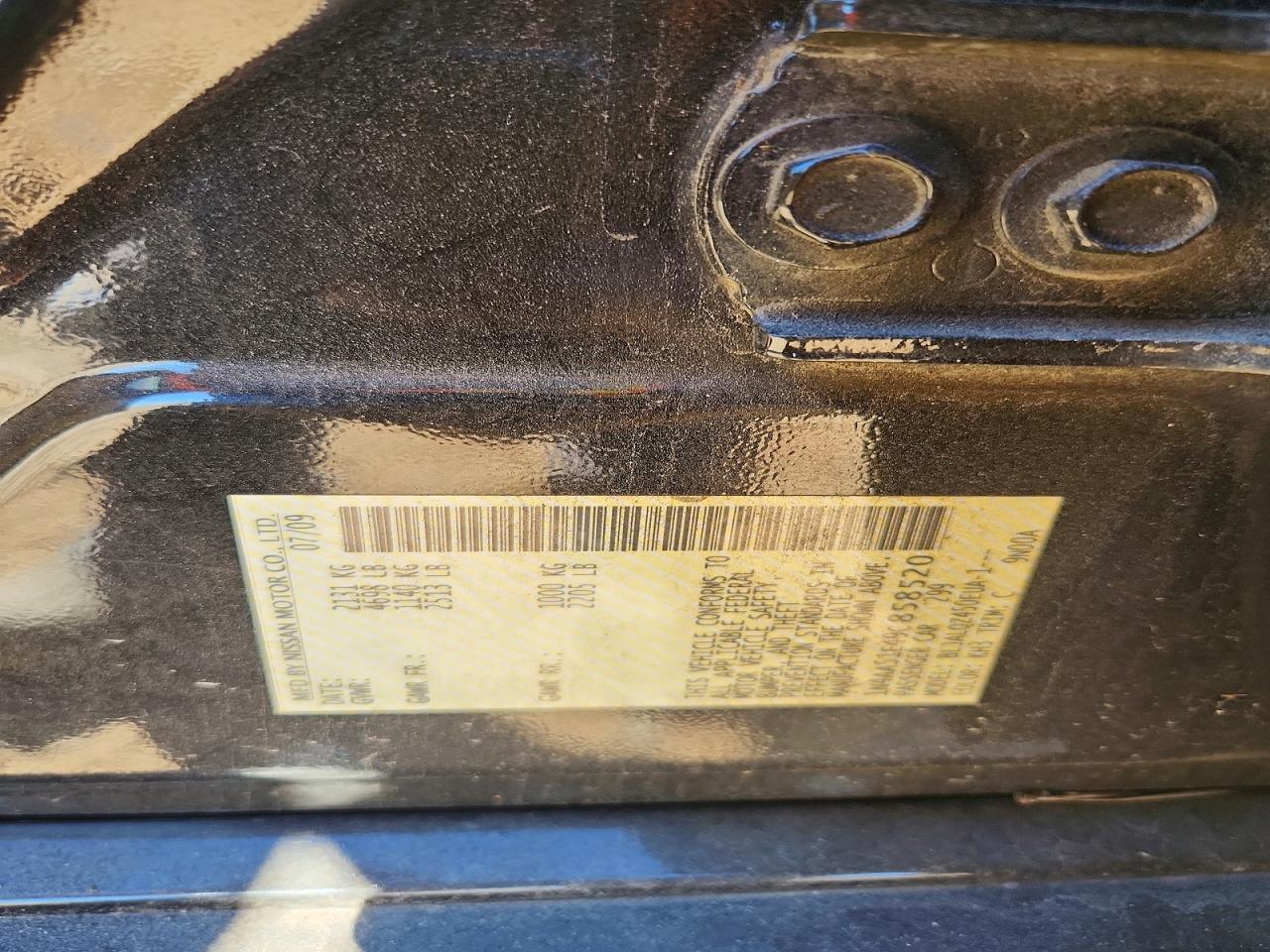 2009 Niss Maxima