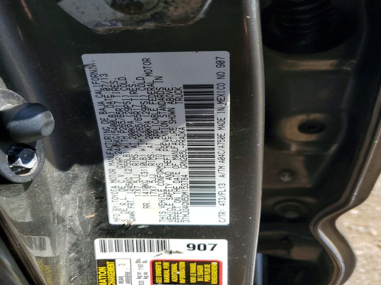 2013 Toyota Tacoma Double Cab Prerunner