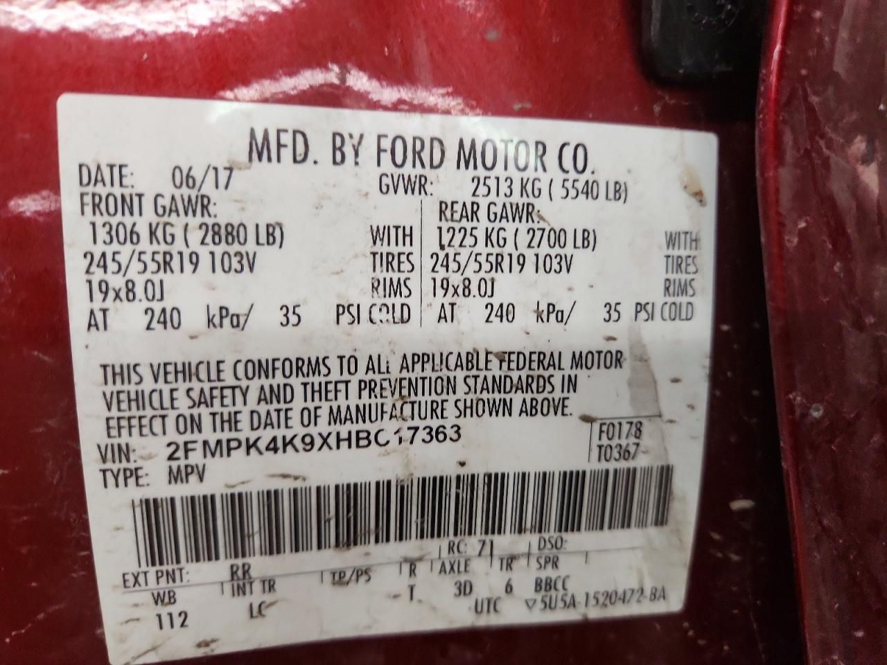 2017 Ford Edge Titanium