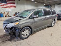 Toyota salvage cars for sale: 2012 Toyota Sienna xle