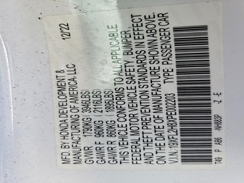 2023 Honda Civic Sport