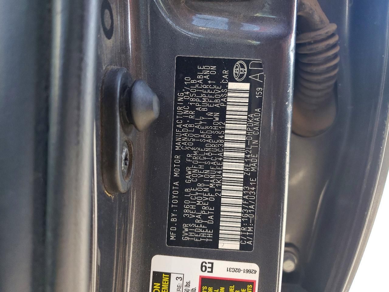 2010 Toyota Corolla Matrix