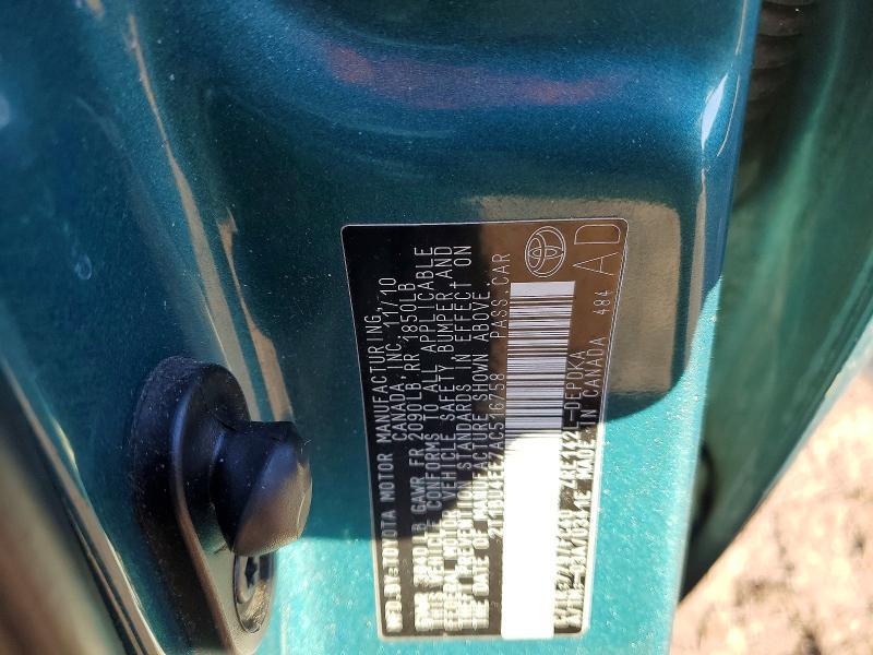 2010 Toyota Corolla le