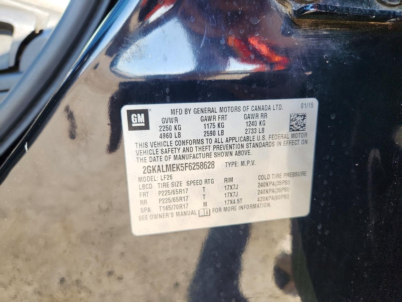 2015 GMC Terrain sle