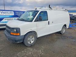 Salvage trucks for sale at Woodhaven, MI auction: 2016 Chevrolet Express 2500 Utility / Service Van