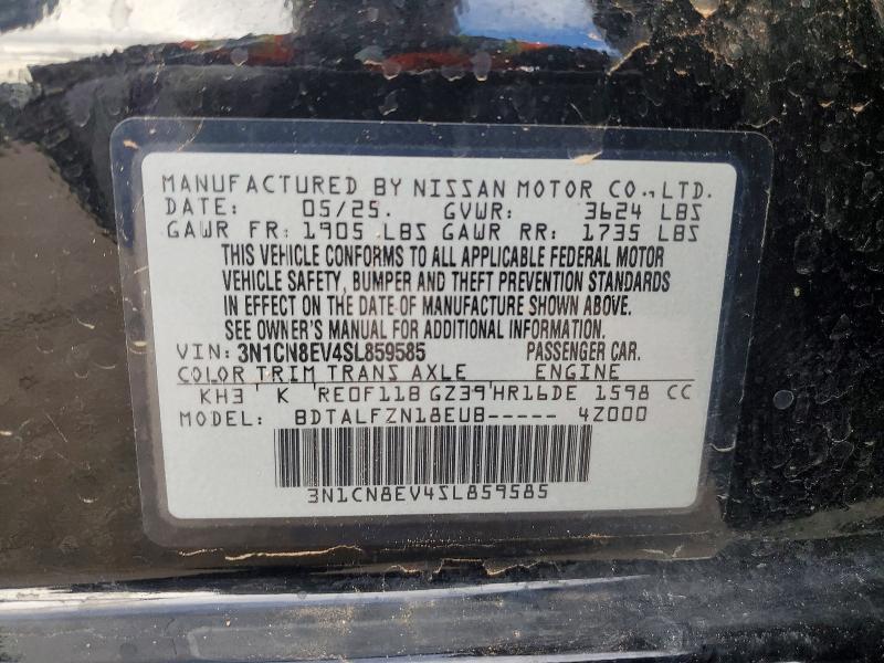 2025 Nissan Versa sv