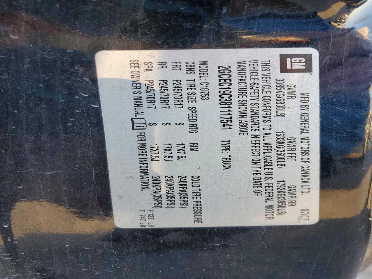 2008 Chevrolet Silverado C1500