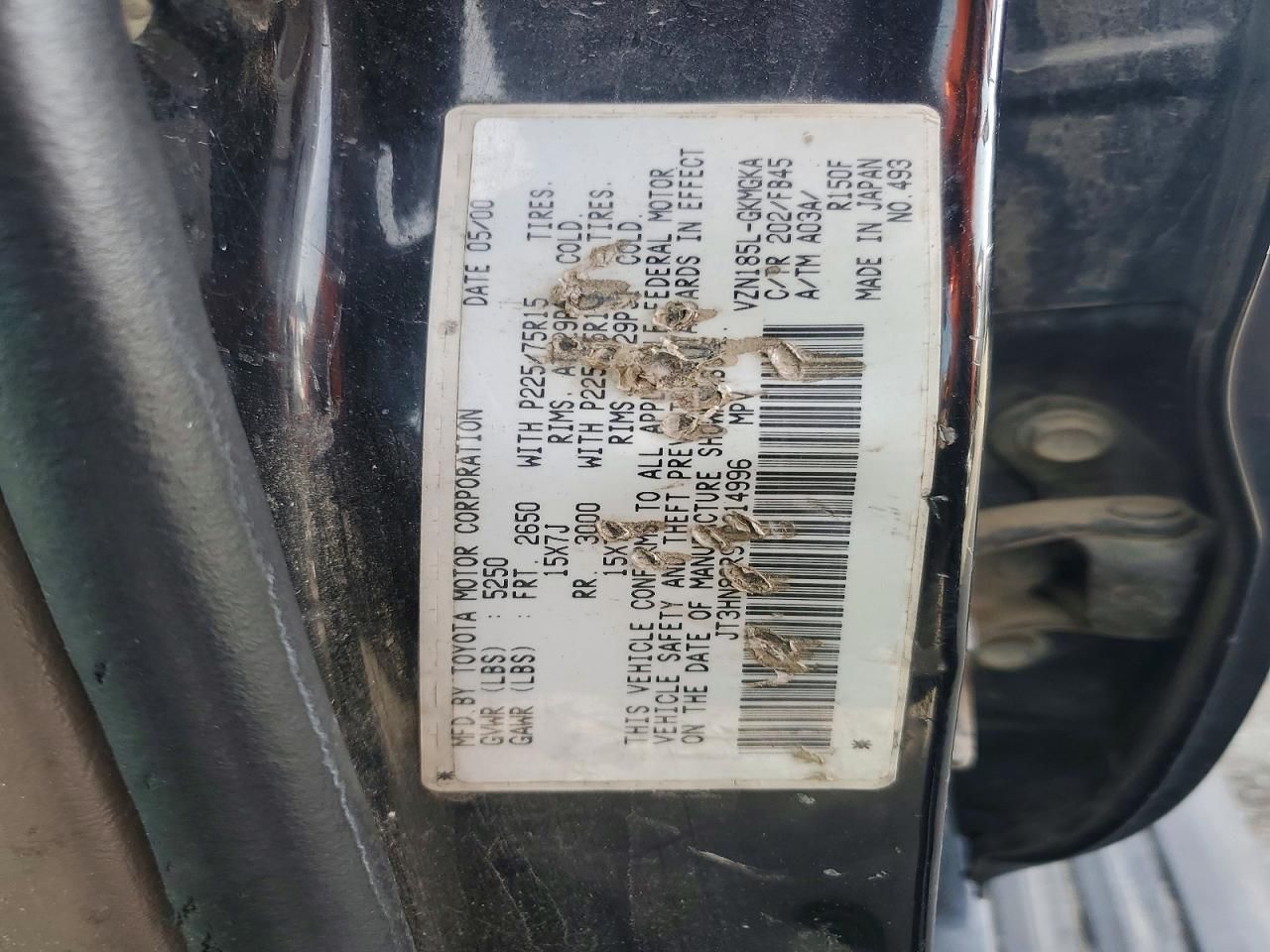 2000 Toyota 4runner SR5