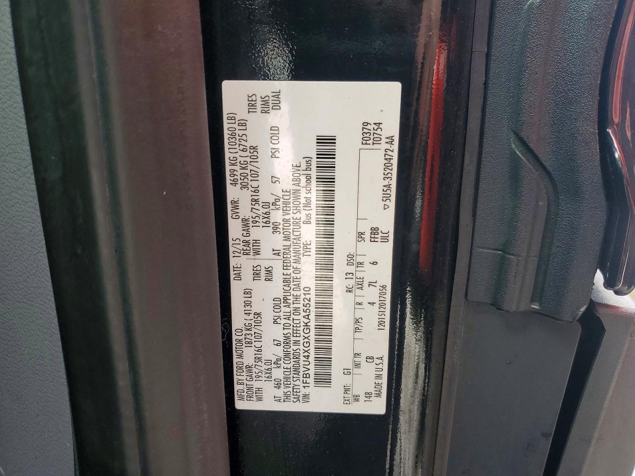 2016 Ford Transit T-350 HD