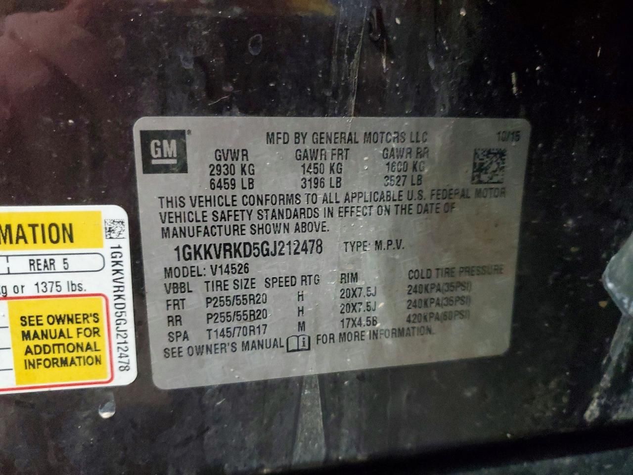 2016 GMC Acadia Slt-1