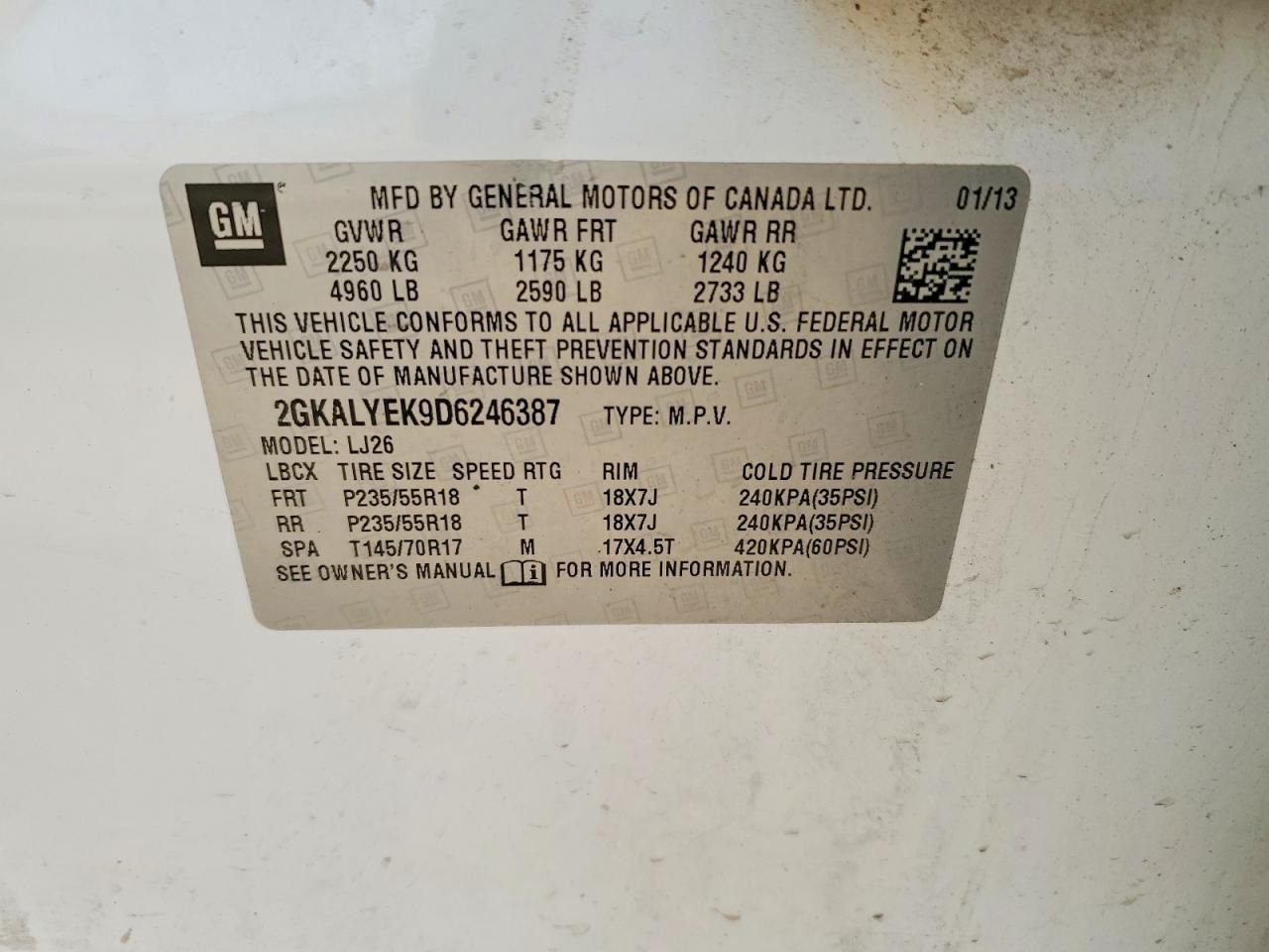 2013 GMC Terrain Denali