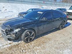 Honda salvage cars for sale: 2018 Honda Accord Sport