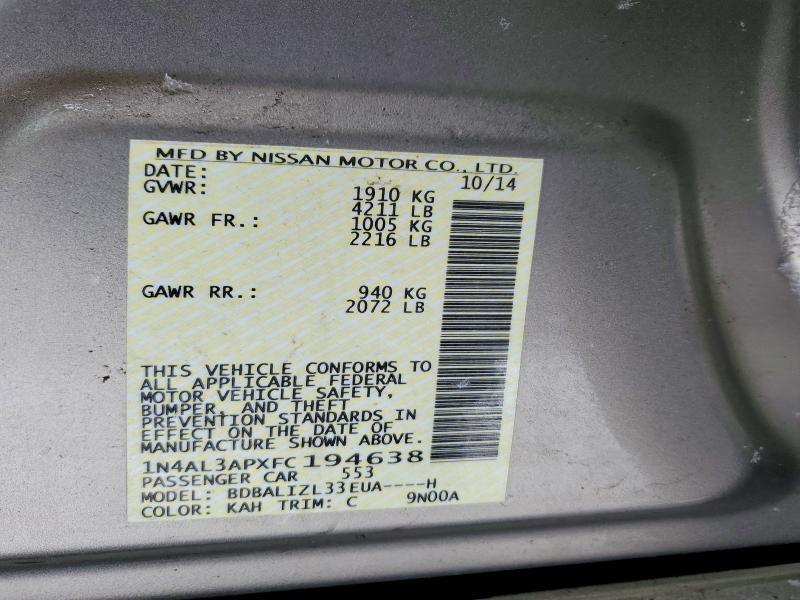 2015 Nissan Altima 2.5