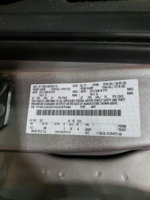 2017 Ford Escape se