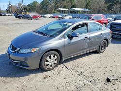 Vehiculos salvage en venta de Copart Savannah, GA: 2013 Honda Civic lx