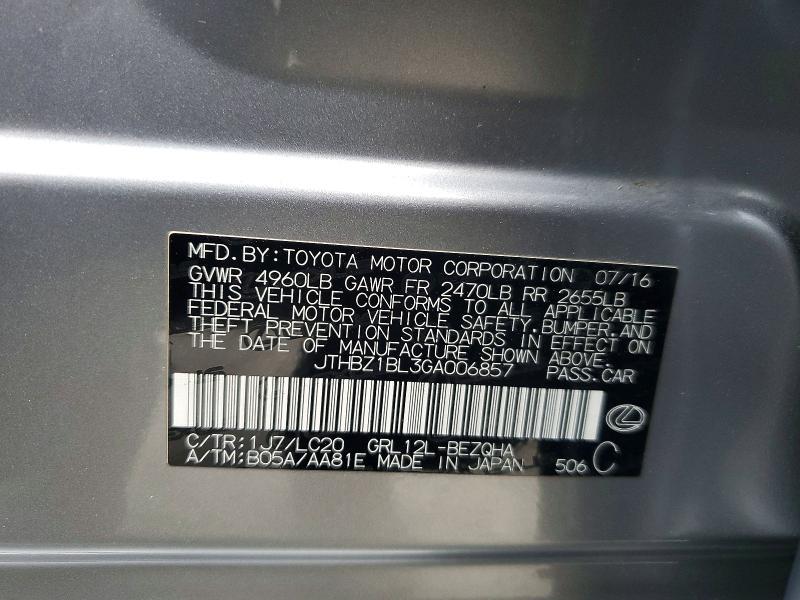 2016 Lexus Gs 350 Base