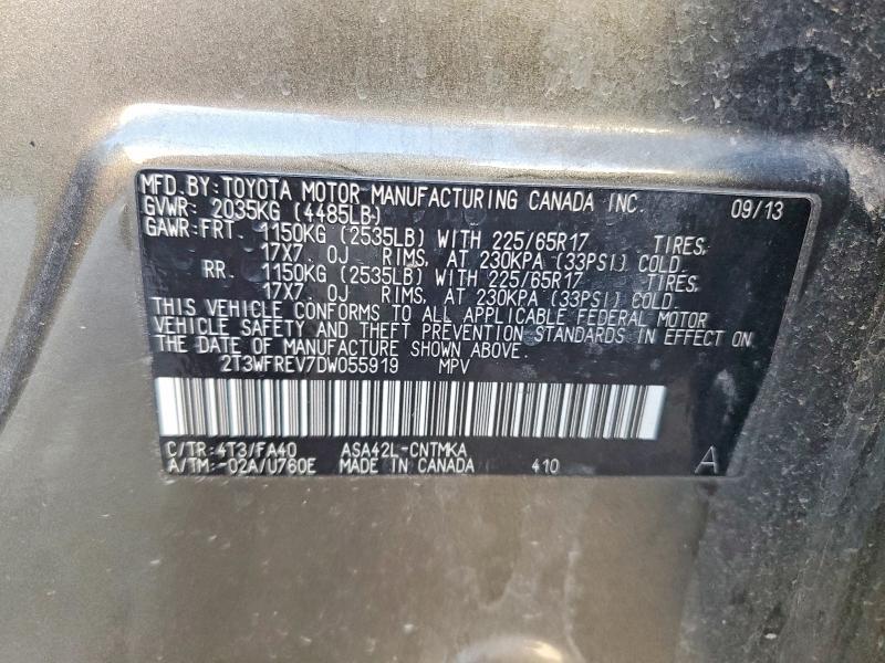 2013 Toyota Rav4 xle