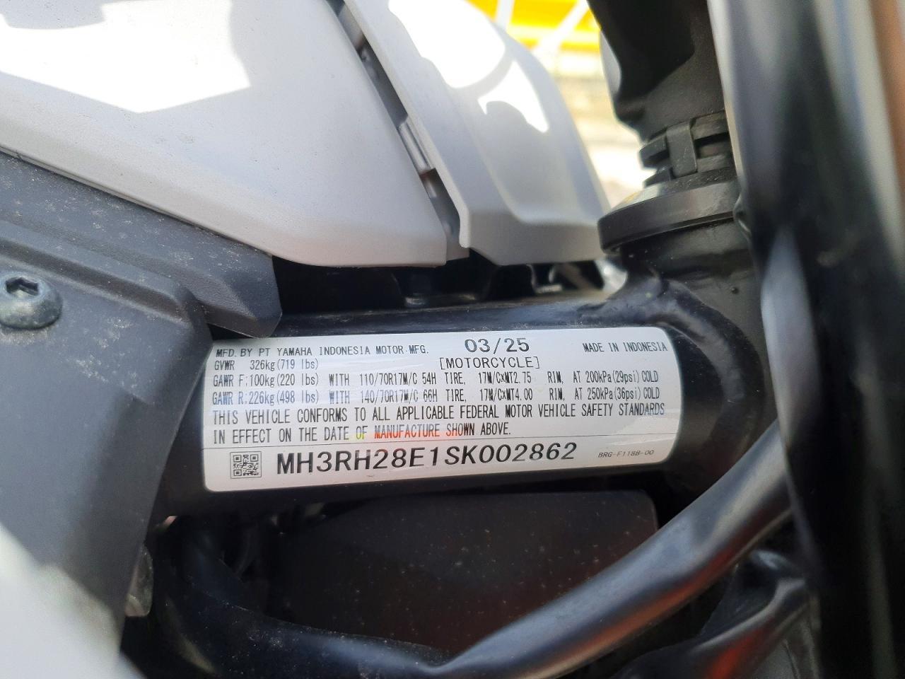 2025 Yamaha MTN320 A