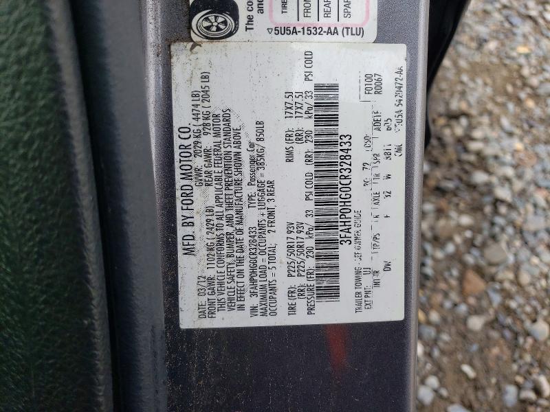 2012 Ford Fusion se