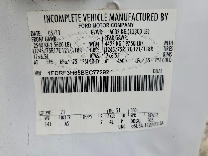 2011 Ford F350 Super Duty Dump Truck