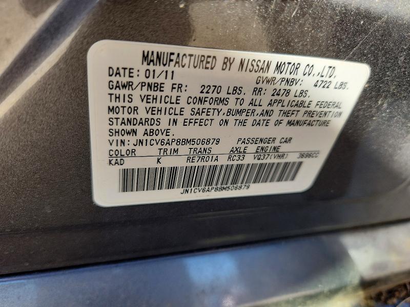 2011 Infiniti G37 Sedan Journey