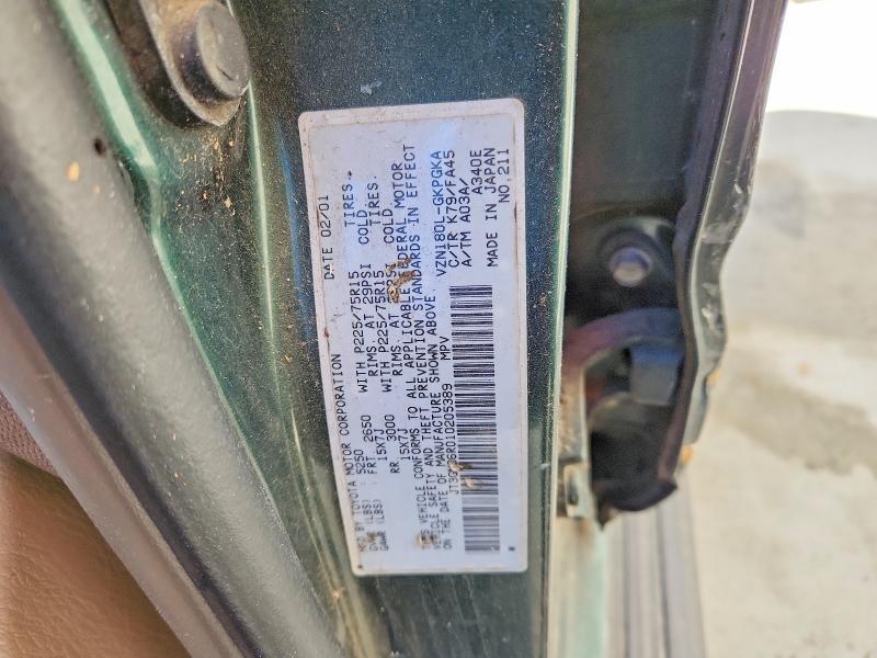 2001 Toyota 4runner SR5