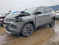 Jeep salvage cars for sale: 2023 Jeep Compass Limited