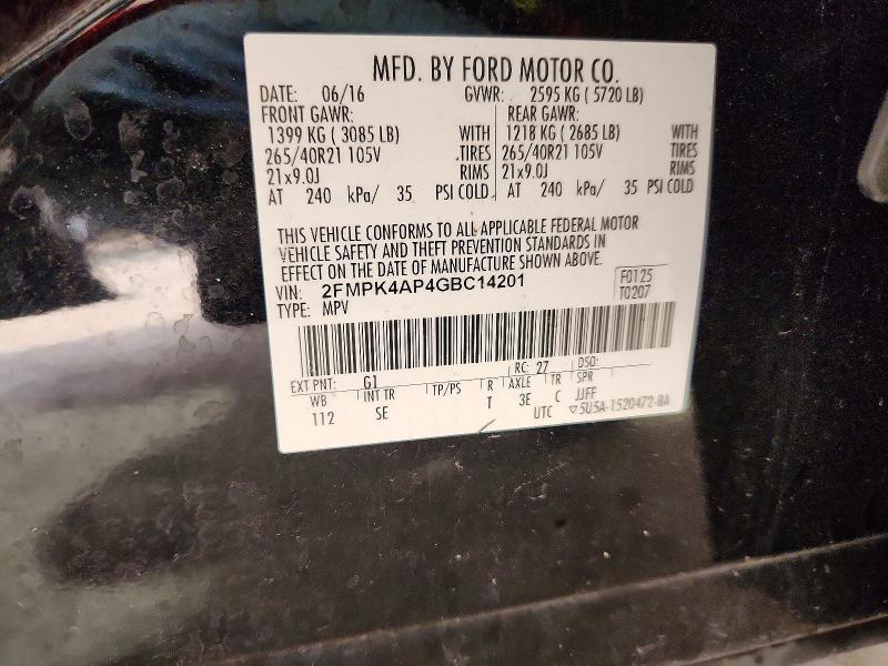 2016 Ford Edge Sport