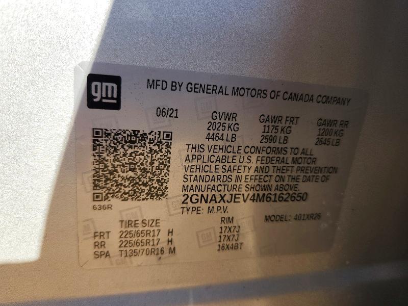 2021 Chevrolet Equinox lt