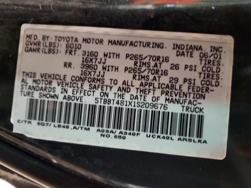 2001 Toyota Tundra Access cab Limited