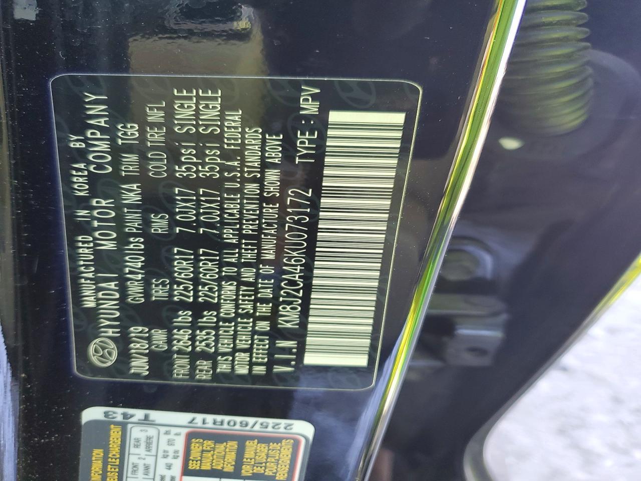 2019 Hyundai Tucson se