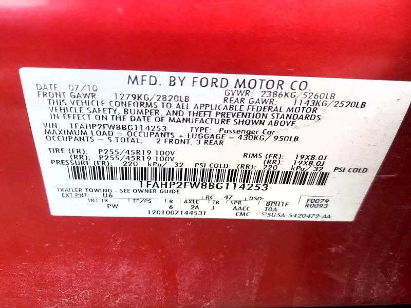 2011 Ford Taurus Limited