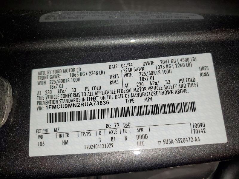 2024 Ford Escape st Line
