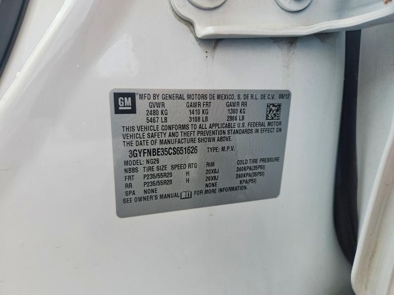 2012 Cadillac Srx Performance Collection