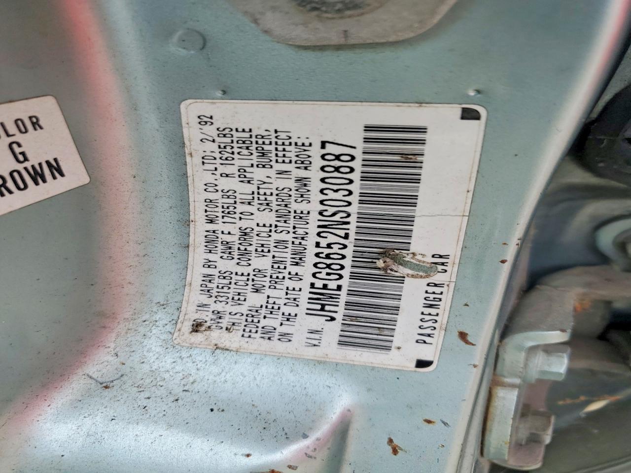 1992 Honda Civic lx