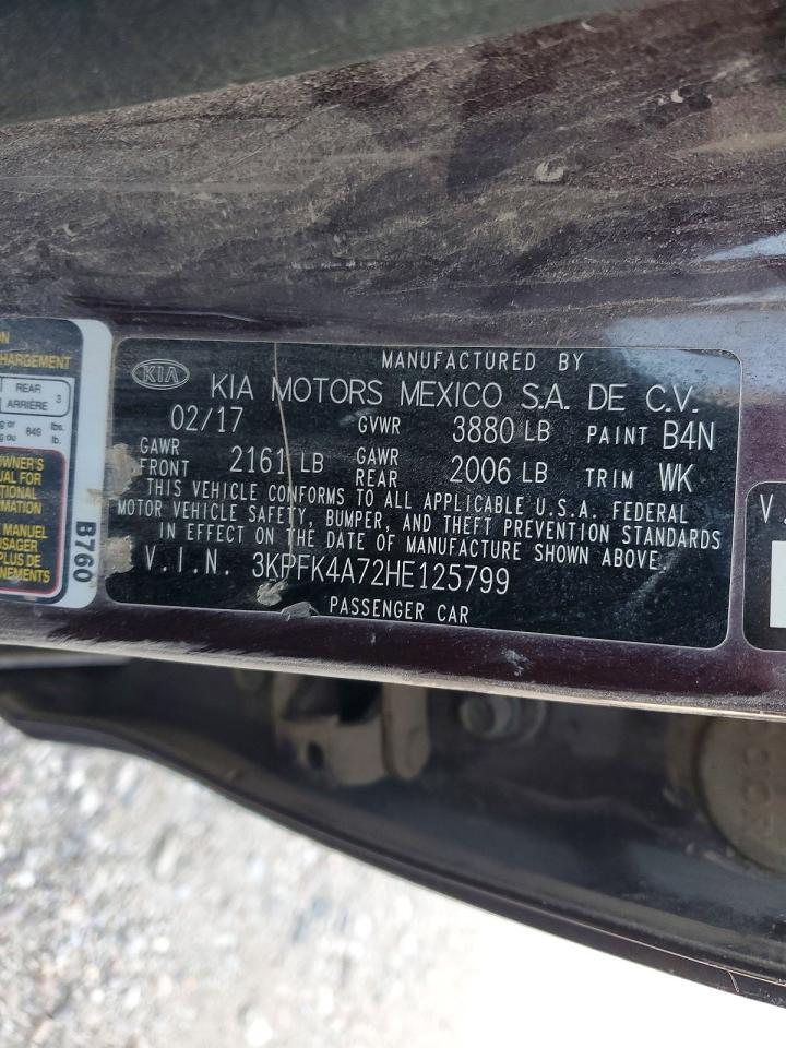 2017 KIA Forte lx