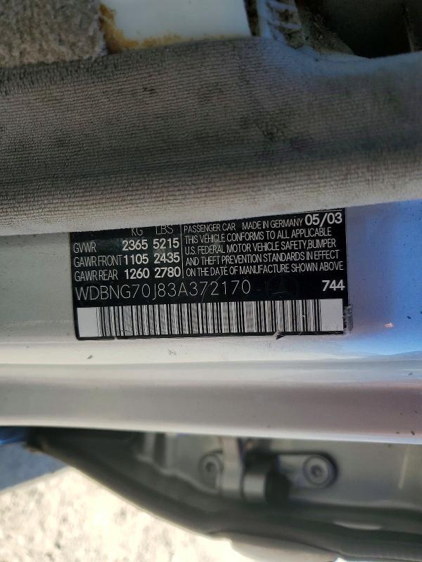 2003 Mercedes-Benz S 430