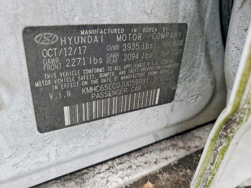 2018 Hyundai Ioniq Blue