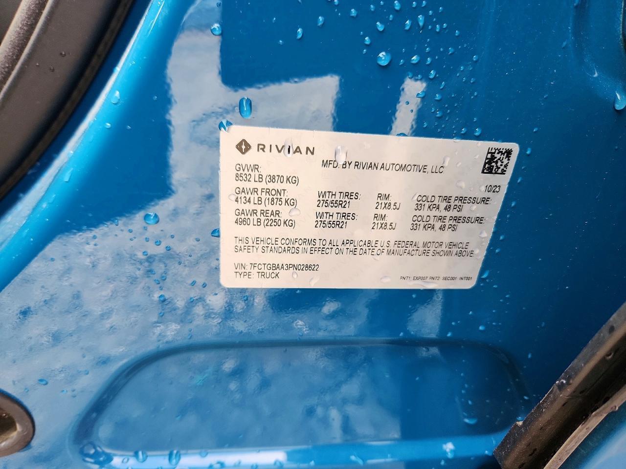 2023 Rivian R1T Adventure