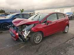 Ford Fiesta salvage cars for sale: 2016 Ford Fiesta Titanium