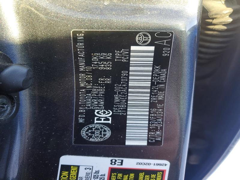 2010 Toyota Corolla Base